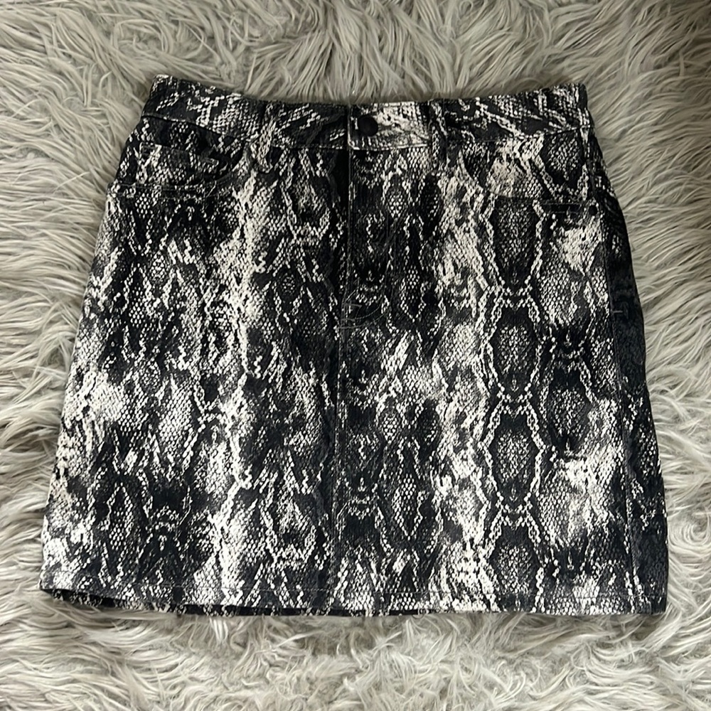 denim ZARA skirt
